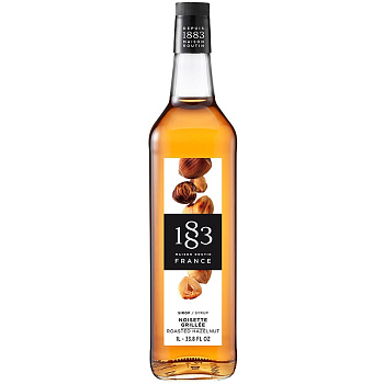 Сироп 1883 Maison Routin Roasted Hazelnut, Мейсон Рутин Жареный Фундук, 1л, стекло
