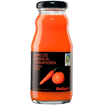 Сок «Delizum» Морковь, Апельсин, 0.75л (BIO), стекло