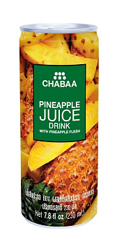 CHABAA Напиток ананасовый сок с мякотью 0.230л