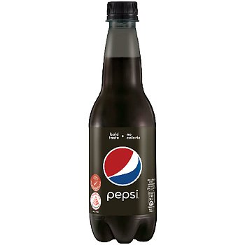 Газированный напиток «Pepsi» Black No Calorie, Пепси Блэк Ноль калорий 0.4л, пэт (Малайзия)