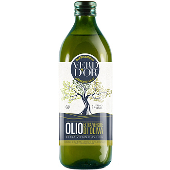 Оливковое масло «VerdeOro» Verd D'OR, 1л, стекло