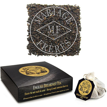 Черный чай Mariage English Breakfast Tea, Саше 75 гр