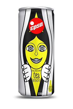 Негазированный Напиток "EPSA" Чай с Лимоном 330мл. Ж/Б