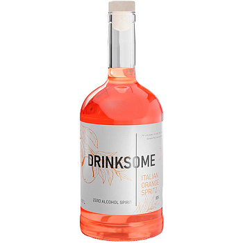 Безалкогольный Апероль «Drinksome» Italian Orange Spritz, Дринксом Италиан Оранж Сприц, 0.7л, стекло