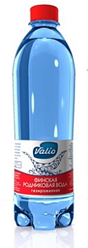 Вода родниковая Valio, газированная 1,5 л