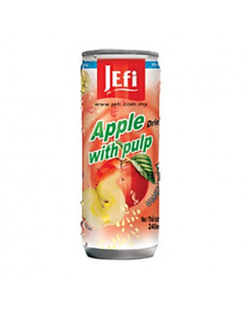 Jefi Apple with Pulp Красное Яблоко с мякотью 240мл ж/б