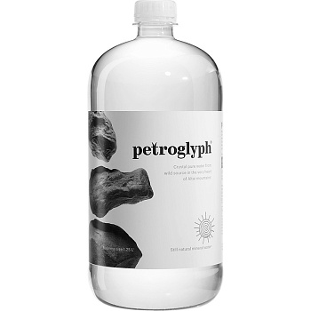 Минеральная вода Petroglyph, Петроглиф 1.25л, без газа, ПЭТ