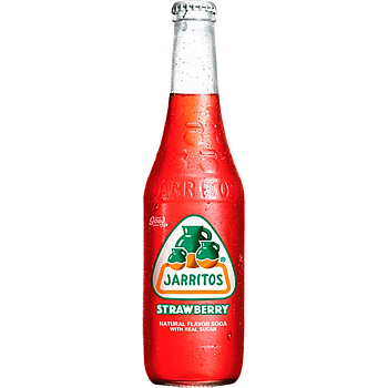 Газированный напиток «Jarritos» Strawberry, Харритос Клубника 0.37л, стекло