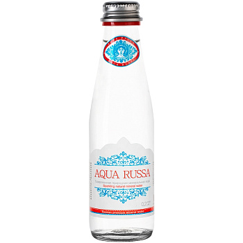 Минеральная вода Aqua Russa, Аква Русса 0,2 л, газ, стекло
