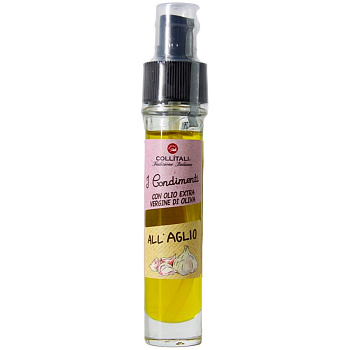 Оливковое масло первого отжима «Collitali» Elisir Spray Condiment Evoo Garlic, натуральный ароматизатор чеснока, 30мл, спрей