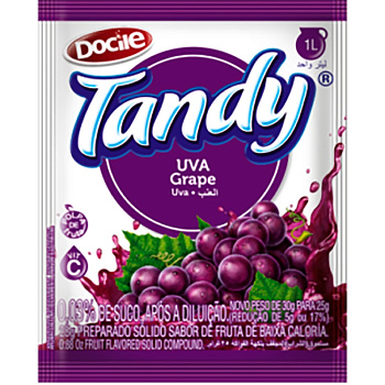 Растворимый напиток «Docile Tandy» Grape, Дасел Танди Виноград 15шт/уп, 25гр