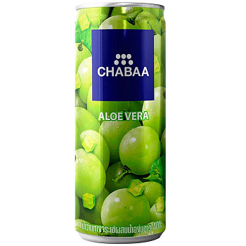 CHABAA Напиток Алоэ Вера и белый виноград 0.230л