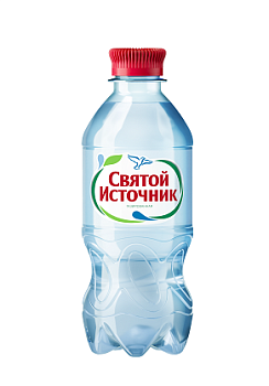 Минеральная вода с газом Святой Источник 0,33 л пэт