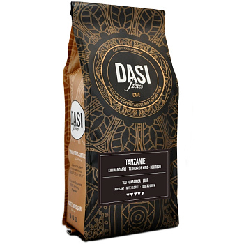 Кофе «Dasi Freres» Tanzanie Kilimandjaro в зернах, 250гр, пакет