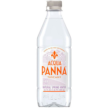 Минеральная вода без газа Acqua Panna, Аква Панна 0,5л. Пластик