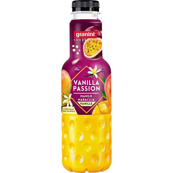 Гранини Нектар (Granini) Vanilla Mango Passion,  Ваниль, Манго, Маракуя 0.75л, пэт