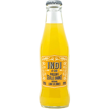 Тоник «Indi» Organic Seville Orange, Инди Органический Тоник Апельсин, Мандарин (USDA Organic) 0.2л, стекло