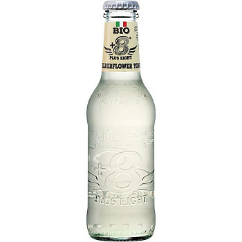 Напиток Тоник «Plus Eight +8» Elderflower Tonic, Плюс Восемь Бузина, 0.2, стекло