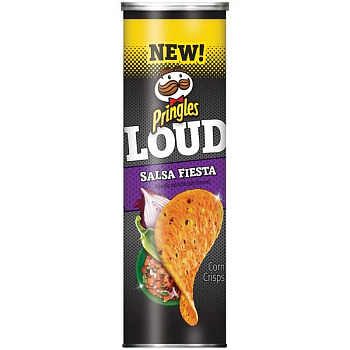 Pringles Чипсы Loud Salsa Fiesta 154 гр, 14 шт/уп