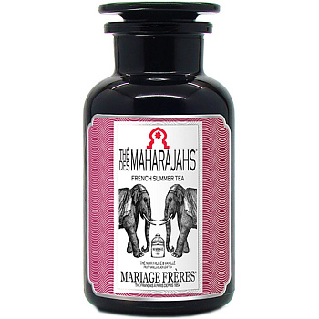 Черный чай Mariage Freres Thе Des Maharajahs, Марьяж Фререс Махараджа (банка из темного стекла Miron Violet Glass) 160 гр