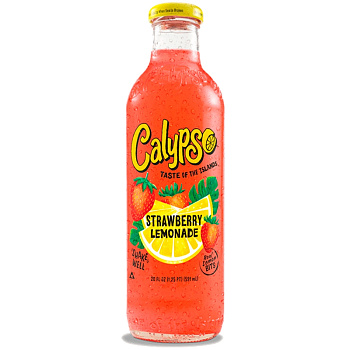 Напиток Calypso Клубничный лимонад  "Strawberry Lemonade" 0.591 л.