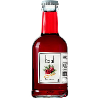 Напиток Rocket Tonic Raspberries, Рокет Тоник Малина, 0.2 л, стекло