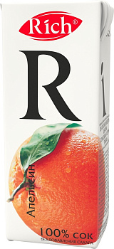 Рич Сок Апельсин 0,2 тетра пак.