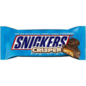 Шоколадный батончик Snickers Crisper 40 грамм