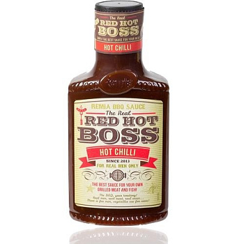 Р4 Соус «Remia» Red Hot Boss BBBQ, Ремиа Ред Хот Босс с Перцем Чили 450мл. пластик