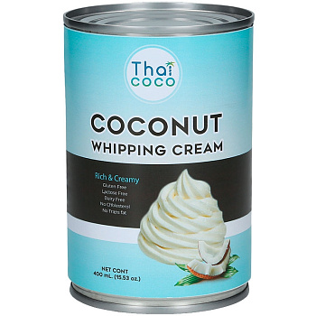 Кокосовые сливки «Thai Coco», 0.4л, ж/б