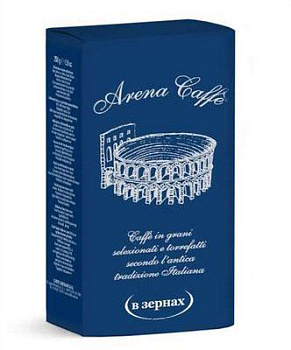 Unicum Кофе зерновой Carraro Arena, 250 гр 50/50%