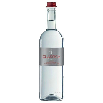 CLASSICA sparkling water (Glass) КЛАССИКА минеральная вода ГАЗИРОВАННАЯ (Стекло) 0,75 мл.