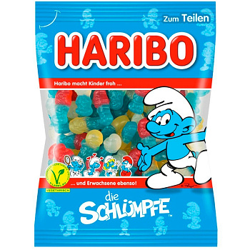 Мармелад «Haribo» Smurfs Schlumpfe, Харибо Смурфики, 175гр