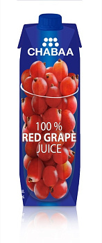 CHABAA 100% Сок красного винограда 1л