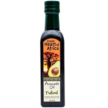 Масло «Great Hearts of Africa» Natural Avocado Oil, Греат Хеартс Африка Авокадо Натурал, 250мл, стекло