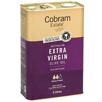 Масло оливковое «Cobram Estate» Classic, (cредней насыщенности), 3л