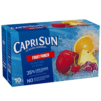 Напиток сокосодержащий «Capri Sun» Fruit Punch, Фрут Пунш, 0.177л, пакет