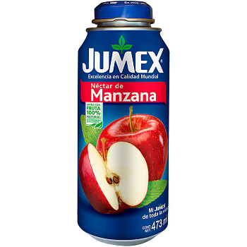 Нектар Jumex Apple, Джумекс Яблоко 0.473л. алюминиевая бутылка