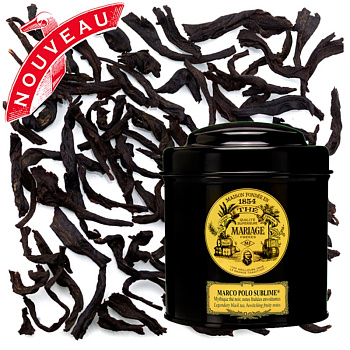 Черный чай Mariage Freres Marco Polo Sublime, Марьяж Фререс Марко Поло Сублиме банка 100 гр