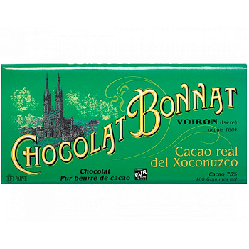 Шоколад темный «Bonnat» Cacao Real Del Xoconuzco (Серия: Grands Crus dException), 100гр