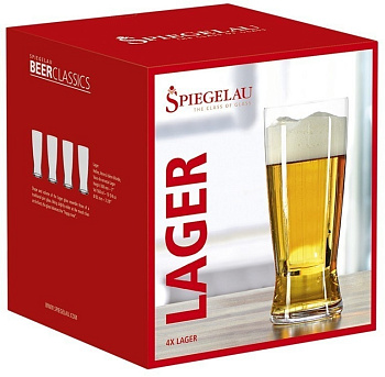 Набор бокалов «Spiegelau» Beer Classic Lager (4шт x 560мл)