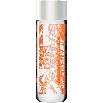 Вода питьевая Артезианская VOSS ВОСС Tangerine and Lemongrass, c ароматом мандарина и лимонграсса, 0.330л. пэт, с газом