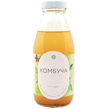 Напиток «Зеленая компания» Комбуча Классическая, 0.3л, стекло