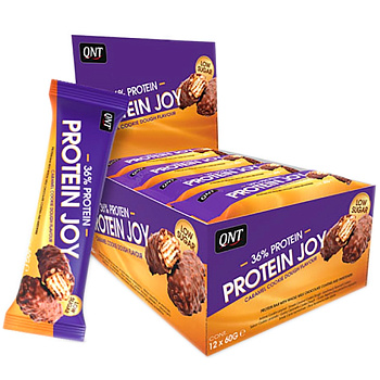 Батончик QNT Protein Joy Печенье и крем 60 грамм