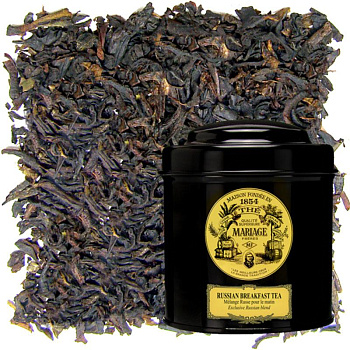 Черный чай Mariage Russian Breakfast Tea, банка 100 гр