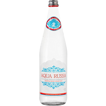 Минеральная вода Aqua Russa, Аква Русса 1 л, газ, стекло