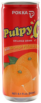 Pokka напиток с апельсиновым соком 240мл ж/б
