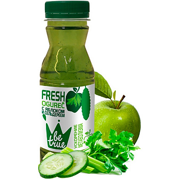 Сок «Be True» Fresh Ogurec, Огуречный с Яблоком и Сельдереем, 235мл, пластик