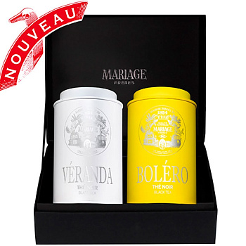 Черный чай Mariage Freres Sevilla, Марьяж Фререс Севилла подарочный набор, 2 баночки 85 гр