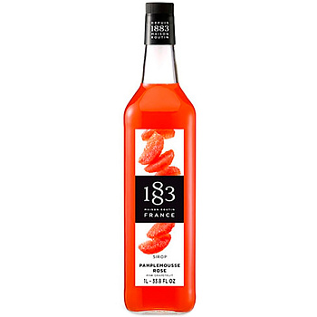 Сироп 1883 Maison Routin Pamplemousse Rose, Мейсон Рутин Розовый Грейпфрут, 1л, стекло